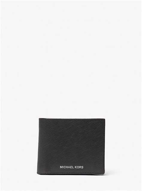 michael kors harrison billfold|michael kors denim wallet.